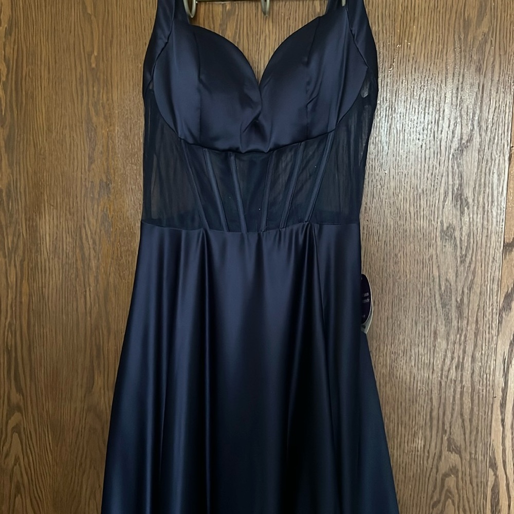 Cute navy blue dress brand new, never worn